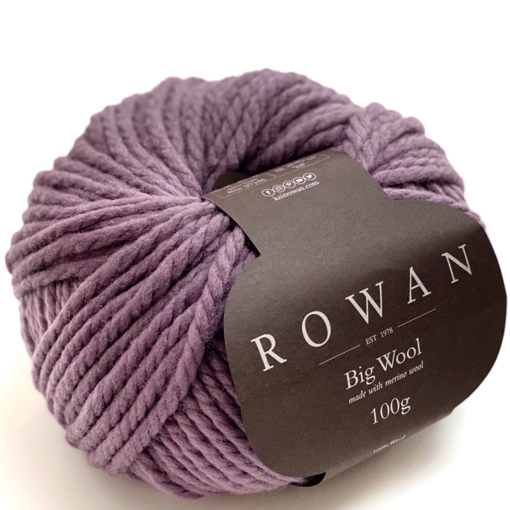 Rowan Big Wool (100g). Super chunky merino wool yarn. Choose colour.