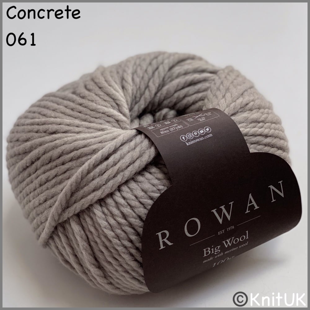 Rowan big wool concrete loom knitting wool yarn