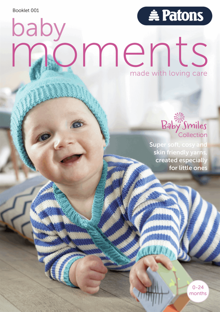 Patons Baby Moments Booklet 001. 80 pages. Knitting