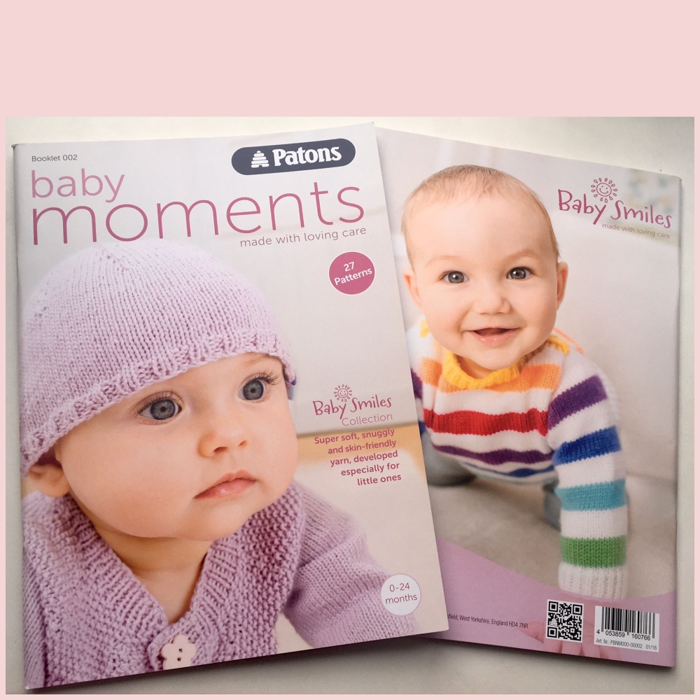 Patons baby moments booklet 002 baby smiles knitting crochet designs.
