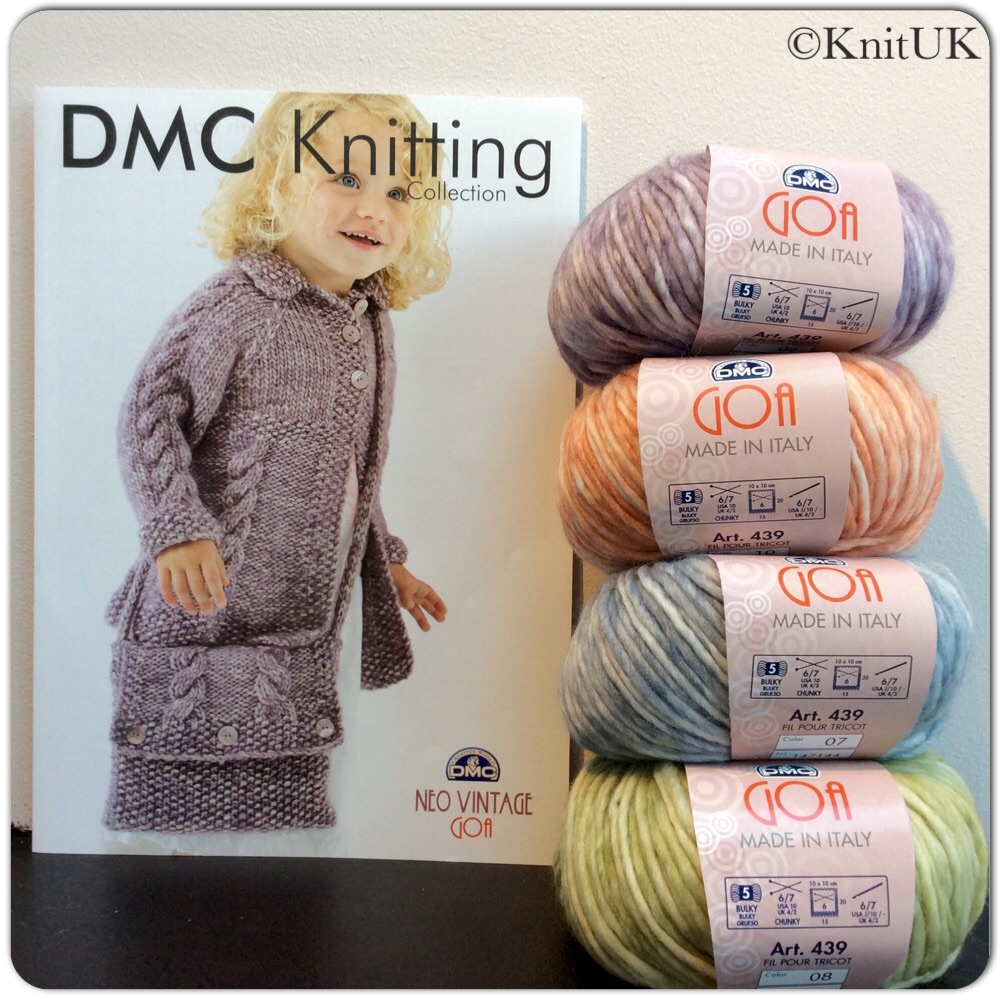 DMC Girl’s Cable Knit Cardigan - Leaflet (Knitting)