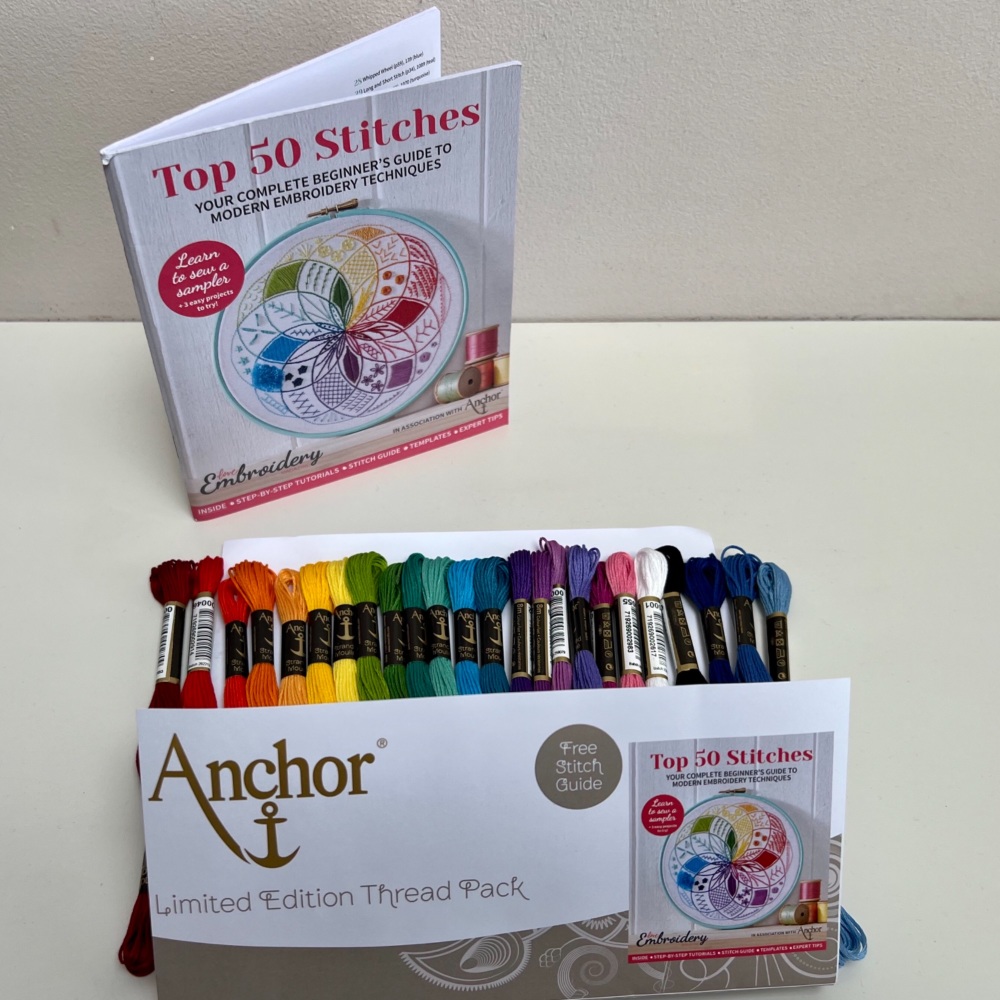 Limited Edition Thread Pack. FREE Stitch Guide (Anchor)