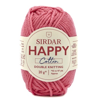 Sirdar Happy Cotton (20g). DK Mini Yarn. Choose colour.