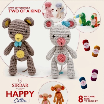  Sirdar Happy Cotton Book 4 - TWO OF A KIND. Crochet.