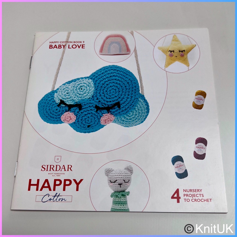 Sirdar Happy cotton book 9 baby love nursery design 538 crochet