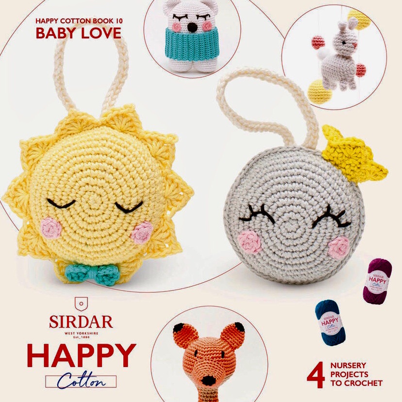  Sirdar Happy Cotton Book n. 10 - BABY LOVE. Crochet.