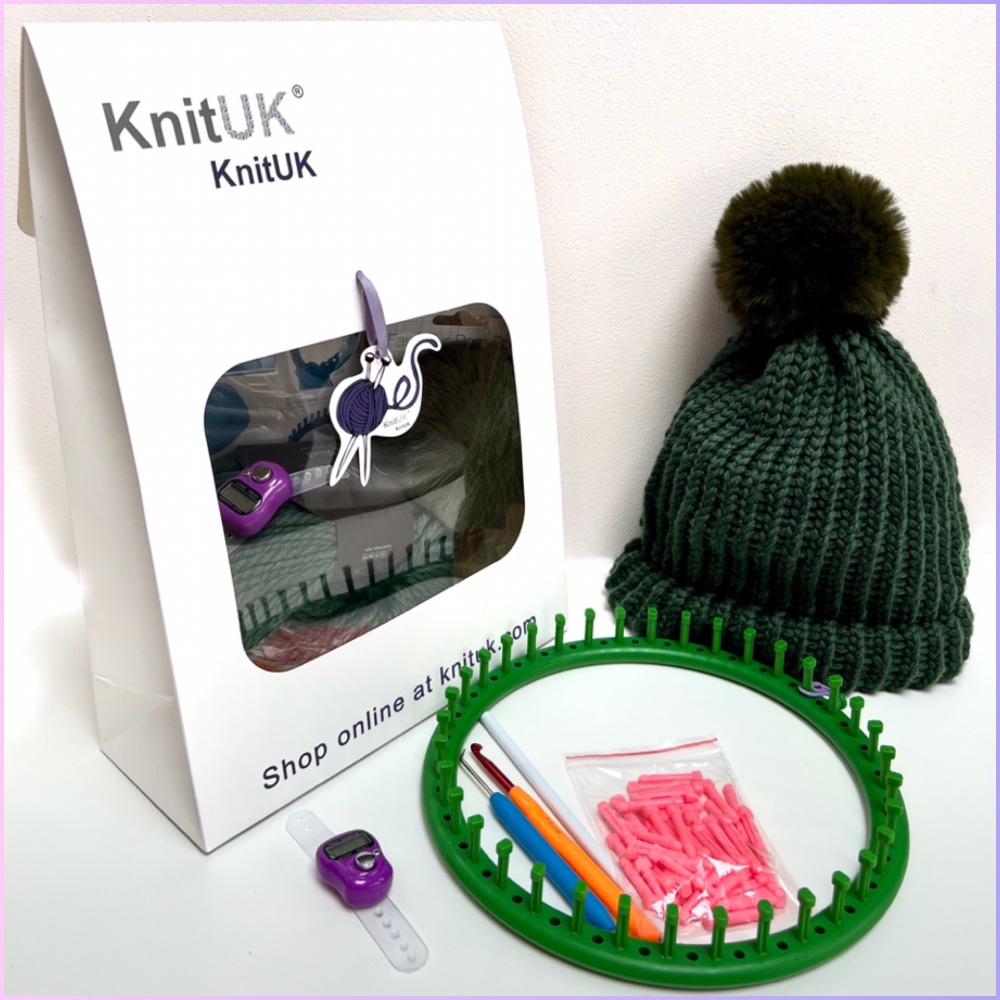 Knitting Loom Kit. Hat for HER (KnitUK)