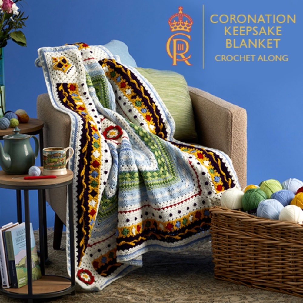 Sirdar CAL 2023 - Coronation Keepsake Blanket. 13 Ball Bundle. (Out Of Stock)