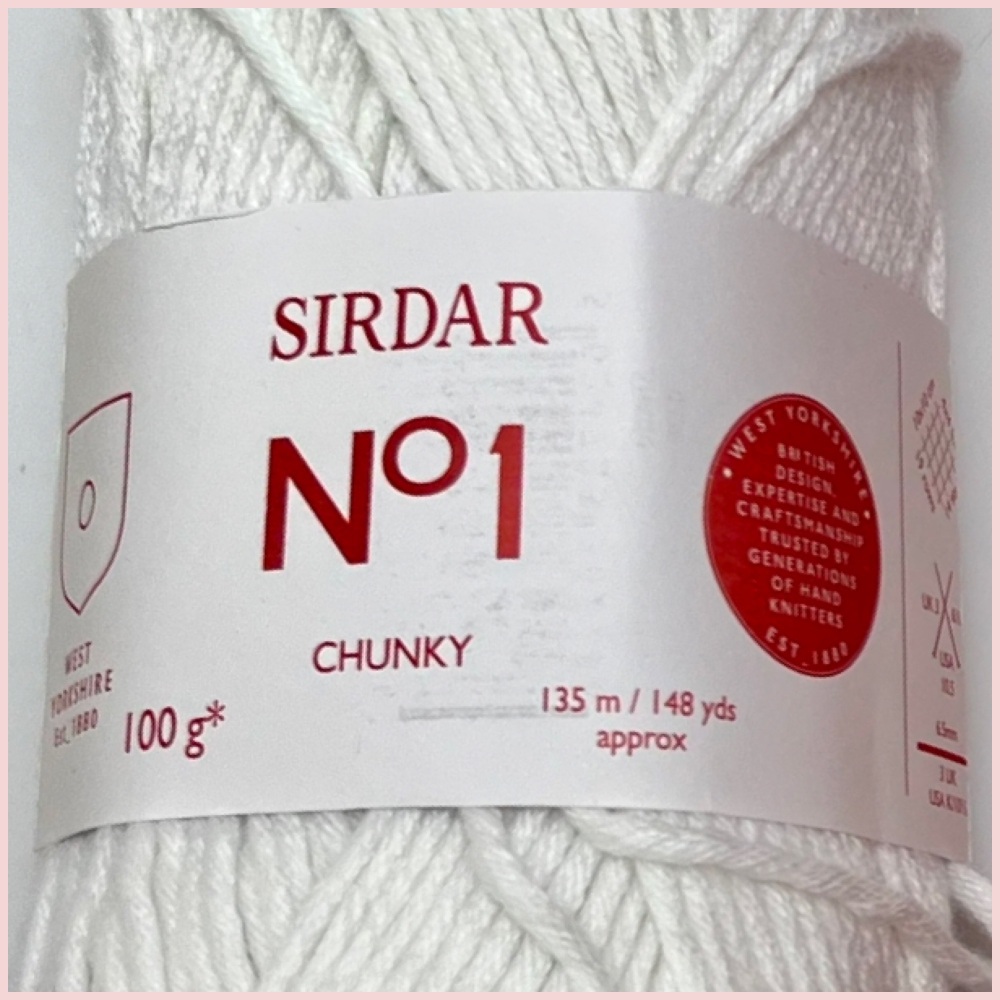 Sirdar No. 1 Chunky (100g). Choose colour.