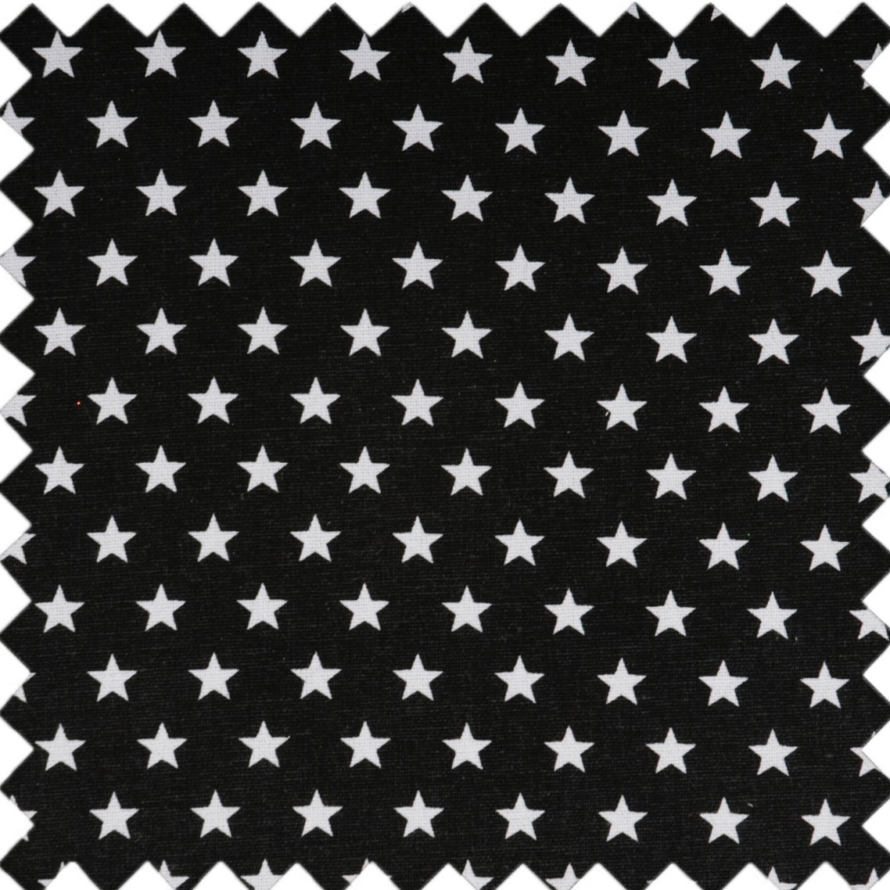 Knitting Pin Case. Black with white stars (Hobby Gift).