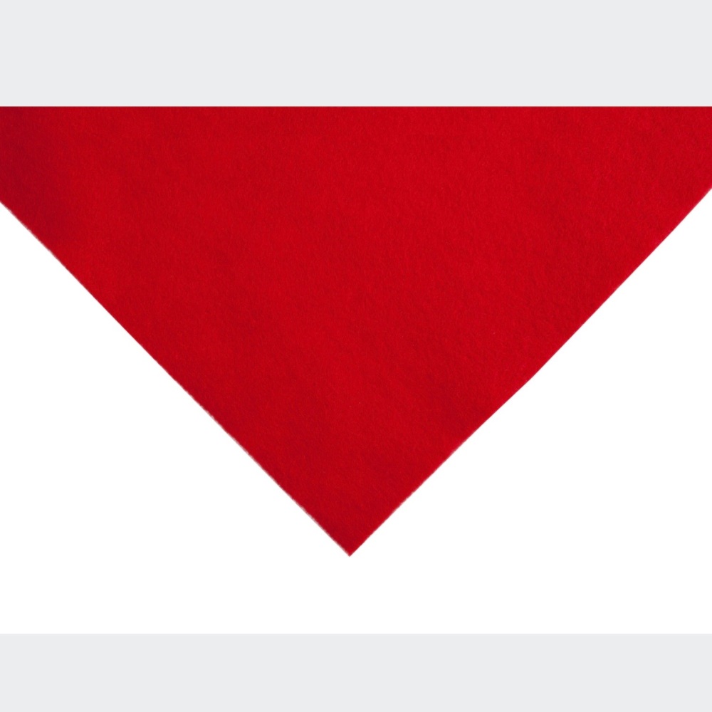 Acrylic Felt 23cm x 30cm. Red