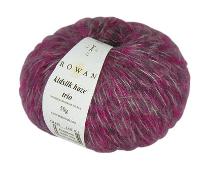 Rowan Kidsilk Haze Trio (50g). Aran knitting yarn. Choose colour.