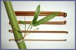 Single Point Carbonized Bamboo Knitting Needles - 10" (approx 25cm) - starts at