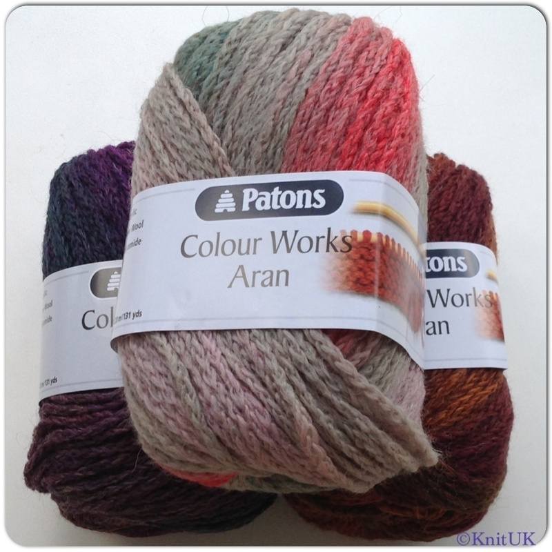 Patons colour works aran balls