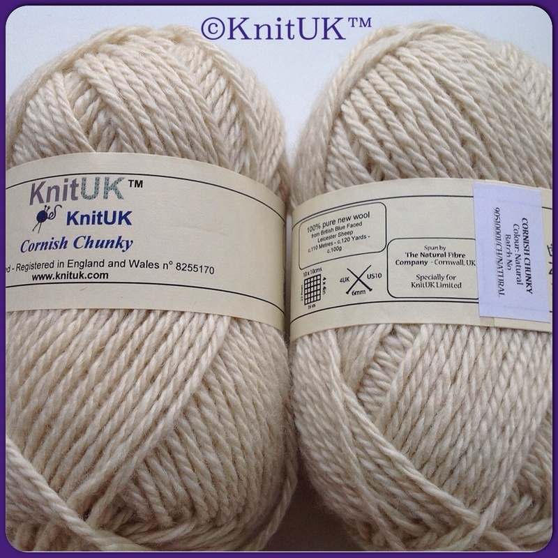 knituk cornish chunky yarn front and back
