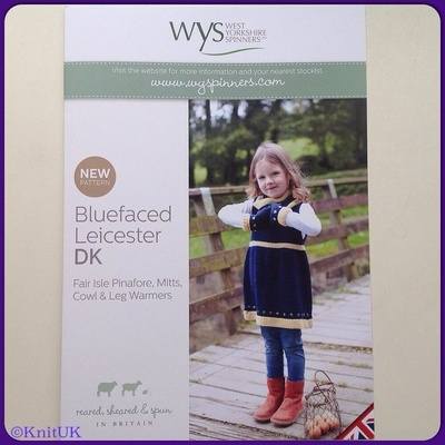 WYS Fair Isle Pinafore, Mitts, Cowl & Leg Warmers - West Yorkshire