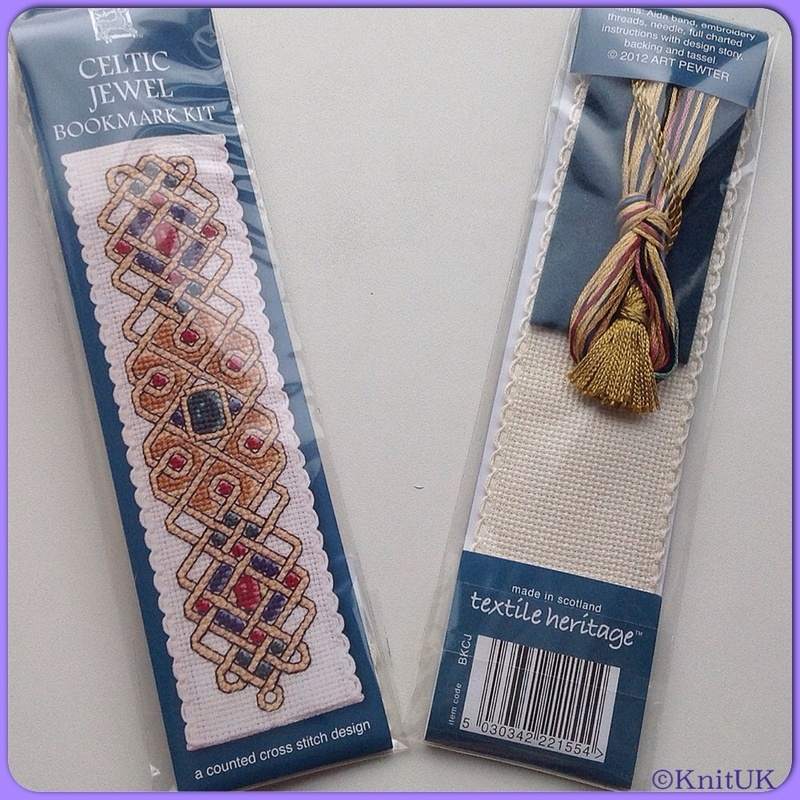 Textile Heritage Collection Cross Stitch Bookmark Kit Celtic Jewel