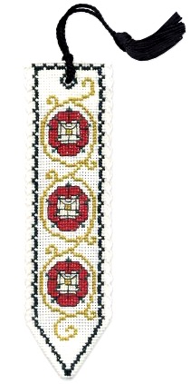 Textile Heritage Tudor Rose Counted Cross Stitch Bookmark Kit 