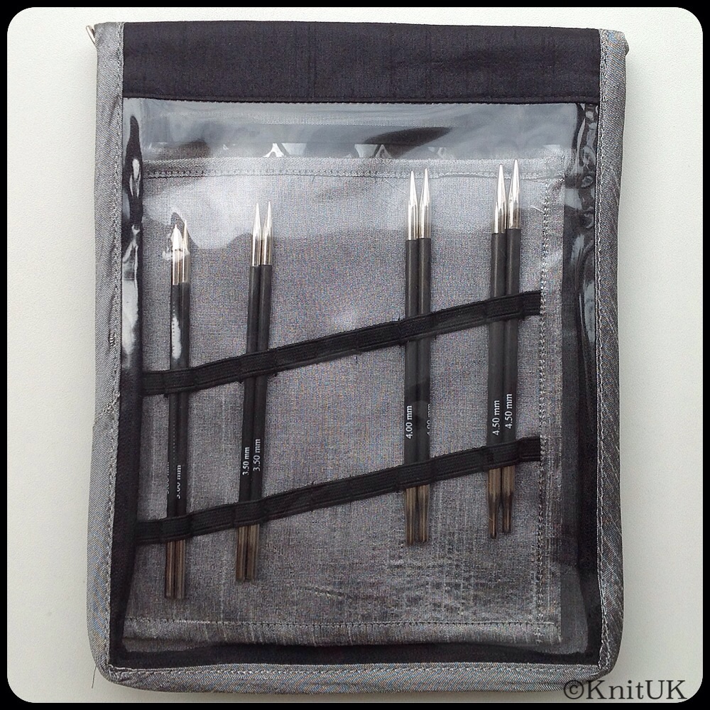 KnitPro Karbonz Interchangeable Knitting Needle Set: Deluxe Set