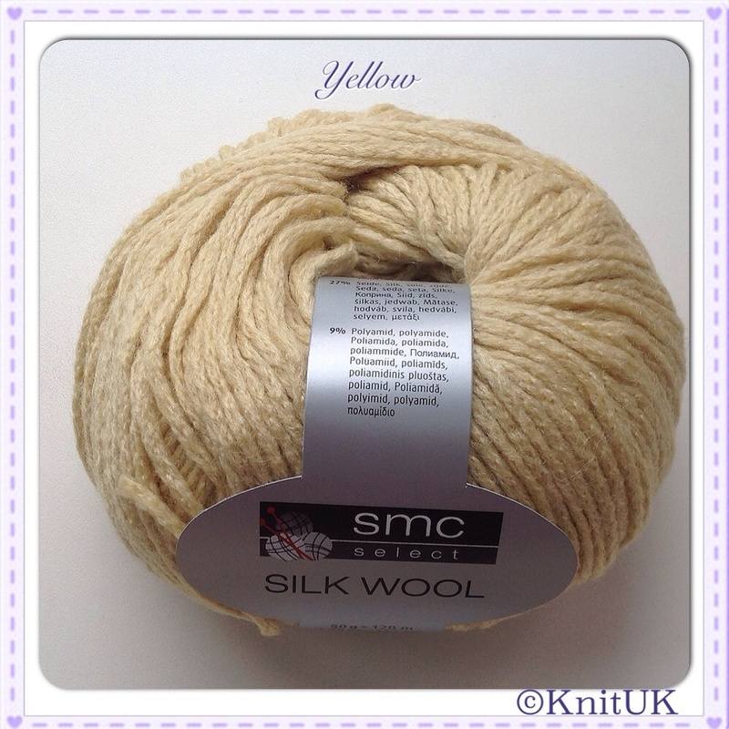 smc silk wool yellow