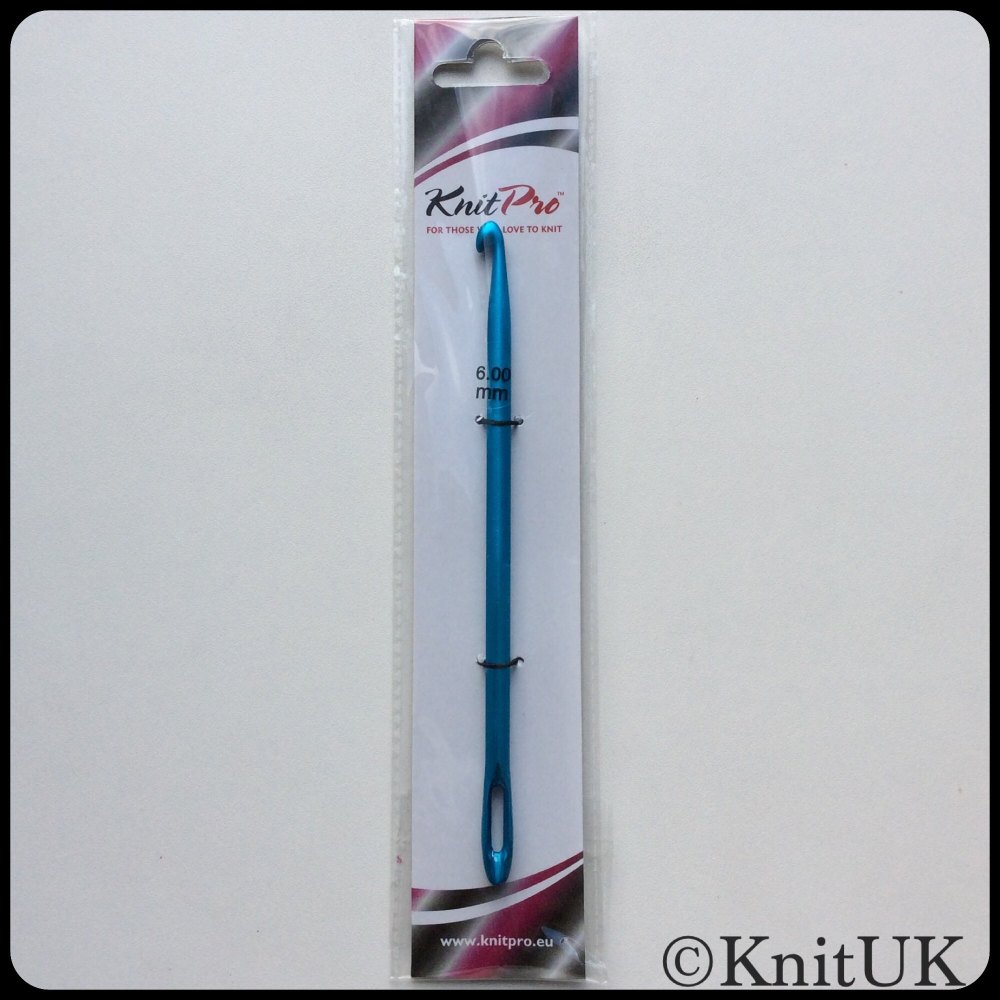 KnitPro Knooking Needle. 6.00mm (Aluminium Knook)