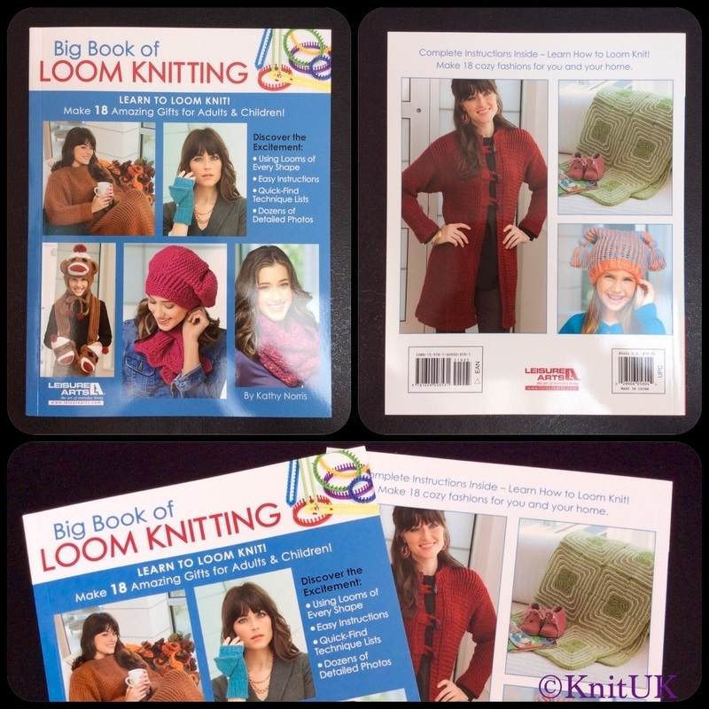 LA big book loom knitting 3 pics