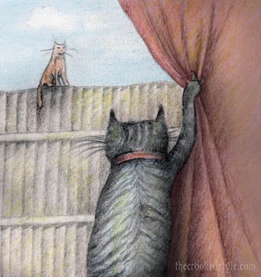 A SOCIAL DISTANCE - Handmade Card
