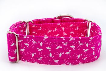 Pink Flamingoes Hound Collar