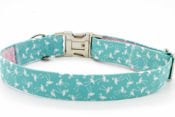 Turquoise Flamingoes Collar
