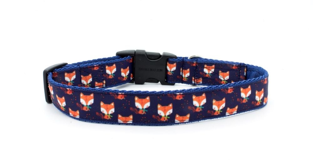 Navy Foxes Collar