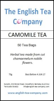 Camomile Tea Bags