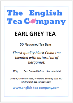 Earl Grey Tea Bags - 50 (125g)