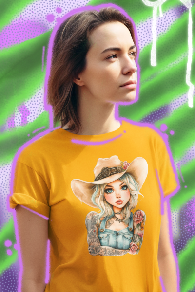 100116 Girl with a cowboy hat 2