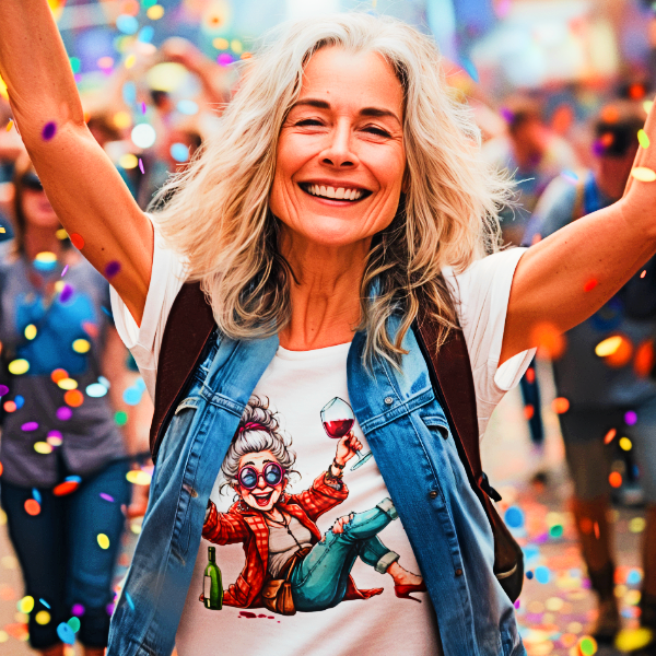 100170 Funny Wine Drinking Grandma 08