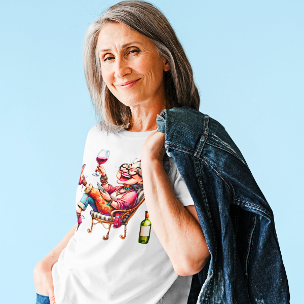 100171 Funny Wine Drinking Grandma 09