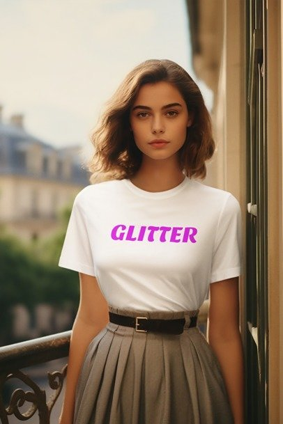 An array of glitter designs