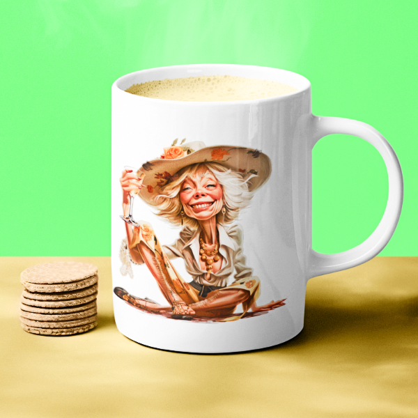 100232 Cheerful Old Lady 08