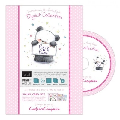 Crafter's Companion - Party Paws CD Crafting - Digikit Disc
