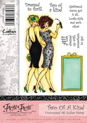 Crafter's Companion Frou Frou Stamp Set - Two of A Kind