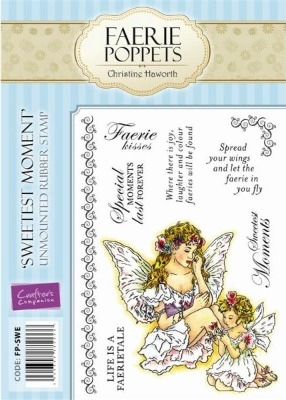Crafter's Companion Faerie Poppets Stamp Set - Sweetest Moment