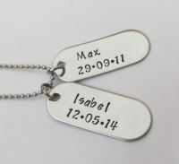Rounded end Tag Pendant