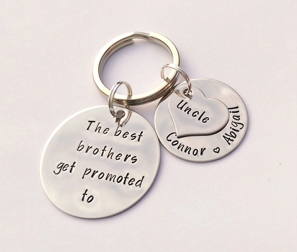 The best brothers get promoted to uncle keyring