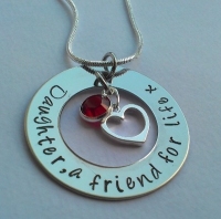Daughter, a friend for life pendant