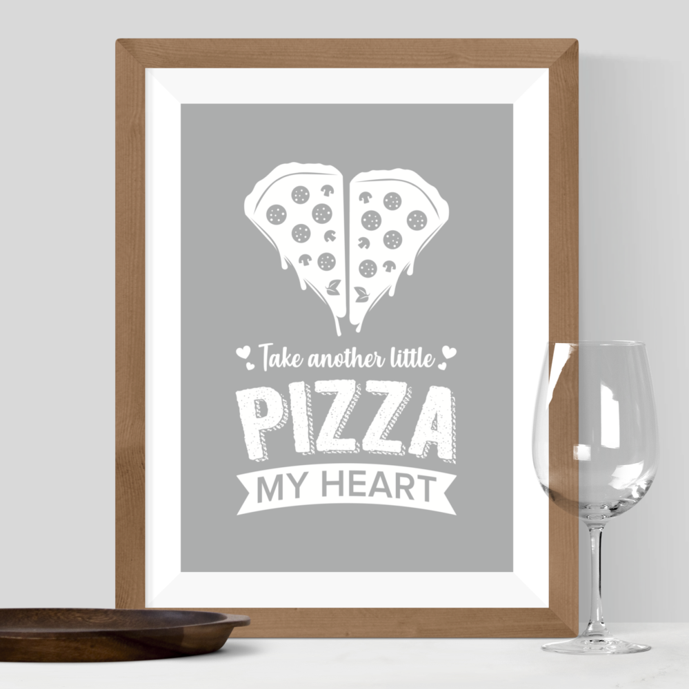 Pizza My Heart Print