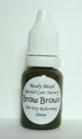 Special Care Nursery Air dry paints - * The Detailing paints (hair & brows)* - 10ml Brow Brown. For Use With The Special Care Nursery Air Dry Rebor