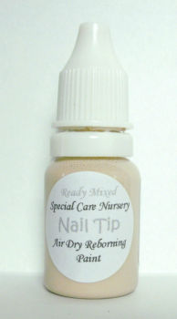 Special Care Nursery Air dry paints - * The Detailing paints* - 10ml Nail Tip. For Use With The Special Care Nursery Air Dry Rebor