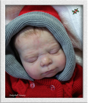 Sleeping - Isaac kit - *COMPLETE REBORN STARTER SET!!* Makes 19"- 20" BABY With faux doe suede, disc jointed body.