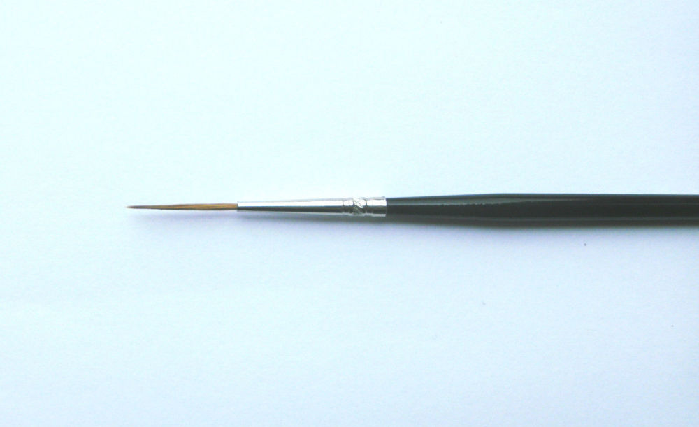 Fine Paint Brush LONG '00' SCN Air Dry - For our HAIR PAINTS/BROWS - Reborn