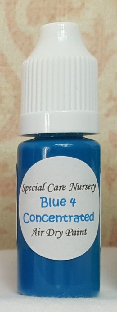 Special Care Nursery Air dry paints - *The concentrated paints* - 10ml Blue 4 mix. For Use With The Special Care Nursery Air Dry Reborning Paints.