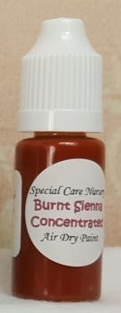 Special Care Nursery Air dry paints - *The concentrated paints* - 10ml Burnt Sienna. For Use With The Special Care Nursery Air Dry Reborning Paints.
